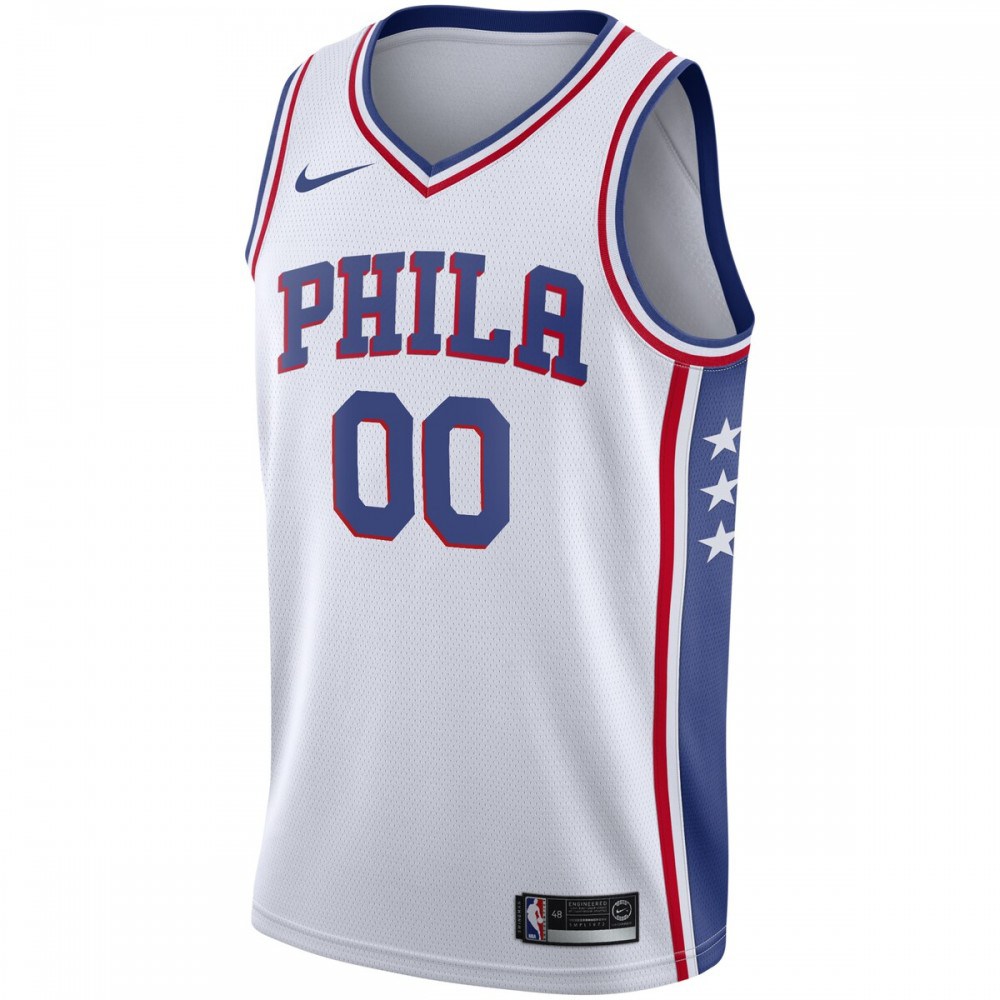 Philadelphia 76ers 2020/21 Swingman Custom Jersey - Association Edition - White-Pro Kit Vault | Brand New 26/27 Sports Jerseys